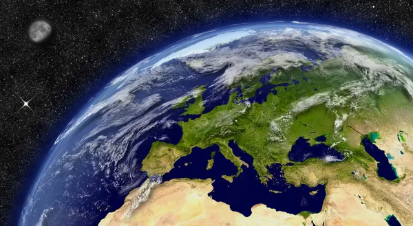 Європа на планеті Земля — стокове фото