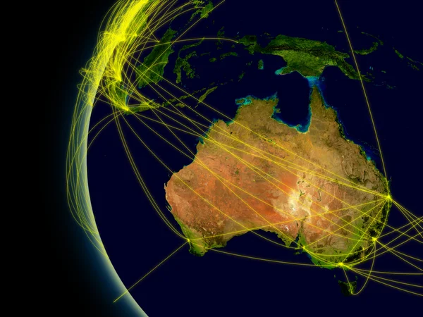 Australia conexiones — Foto de Stock