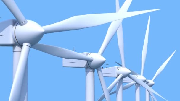 Wind power — Stock Video