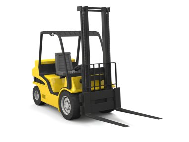 Modern sarı forklift