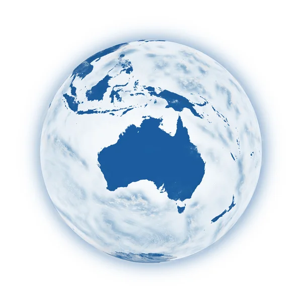 Australien auf dem Planeten Erde — Stockfoto