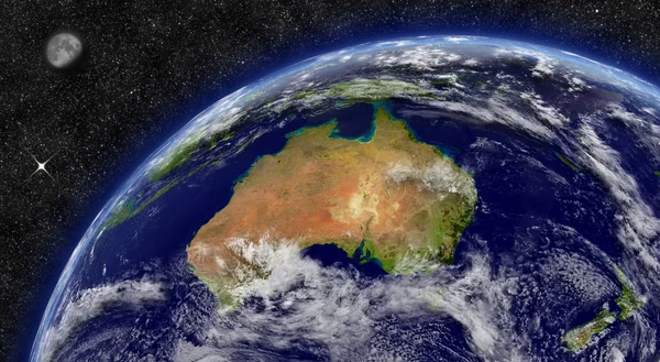 Australia on planet Earth — Stock Photo, Image