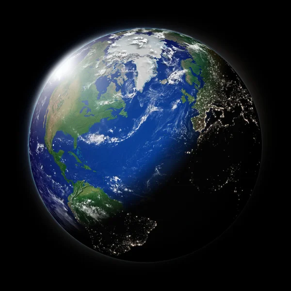 Planet Erde Nord — Stockfoto