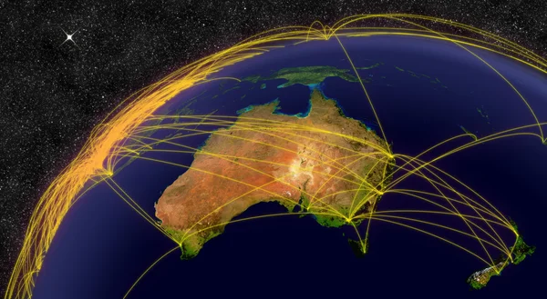 Flugreisen in Australien — Stockfoto