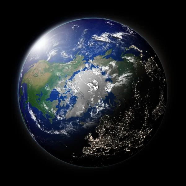 Northern hemisphere — Stock Photo, Image