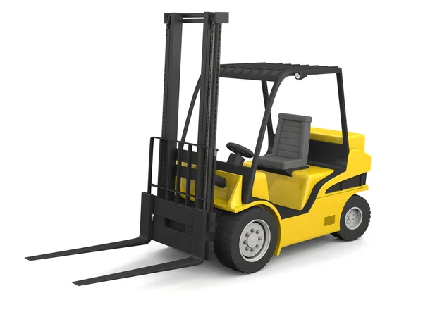 Sarı forklift — Stok fotoğraf