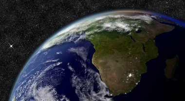 Uzaydan gelen Güney Afrika