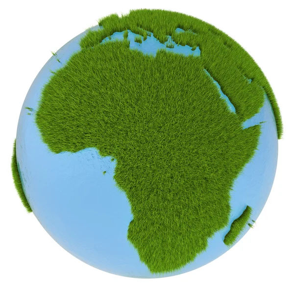 Afrika di planet hijau — Stok Foto