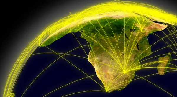 Zuid-Afrika verbindingen — Stockfoto