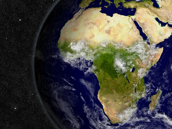 Africa on planet Earth — Stock Photo, Image