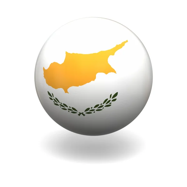Cyprusian σημαία — Φωτογραφία Αρχείου