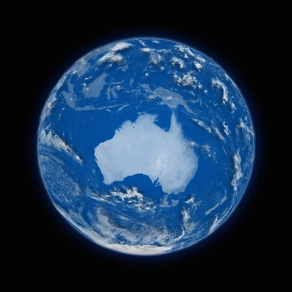 Australia en el planeta Tierra — Foto de Stock