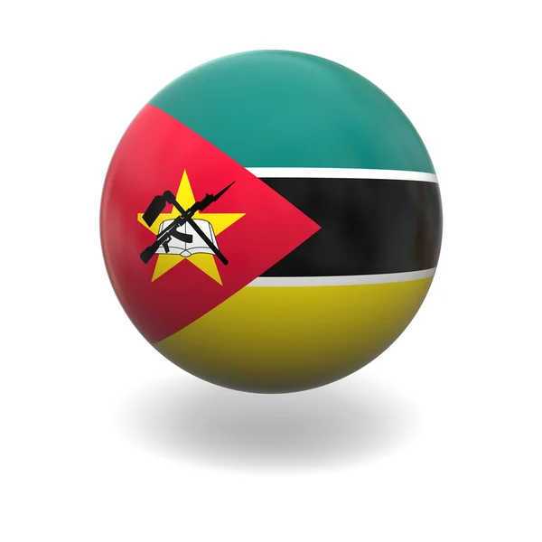 莫桑比克国旗 — 图库照片
