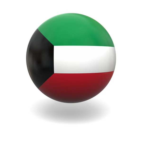 Bandeira do Kuwait — Fotografia de Stock