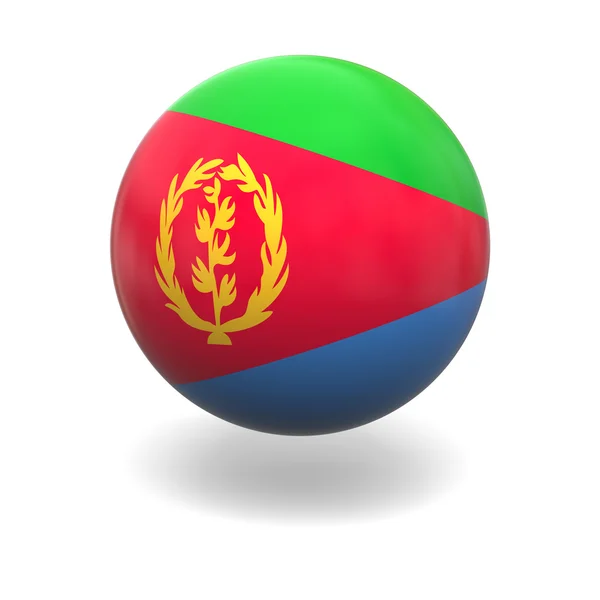 Eritrea flag — Zdjęcie stockowe