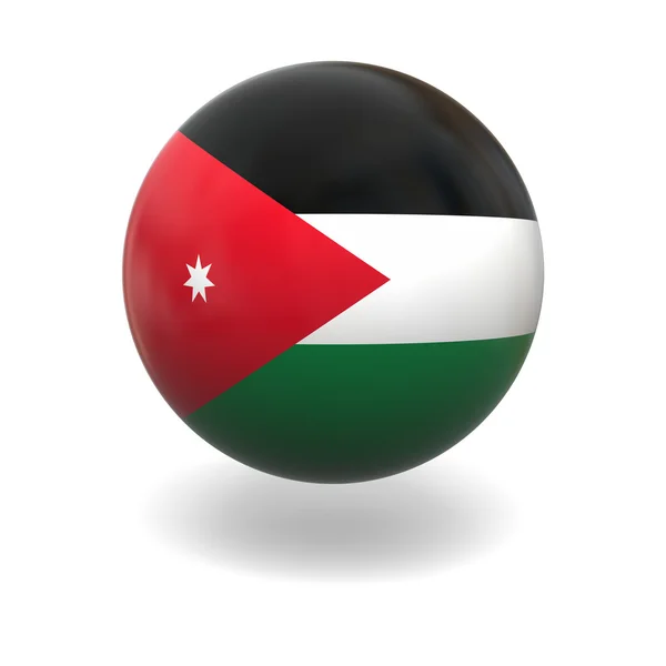Jordanian flag — Stock Photo, Image