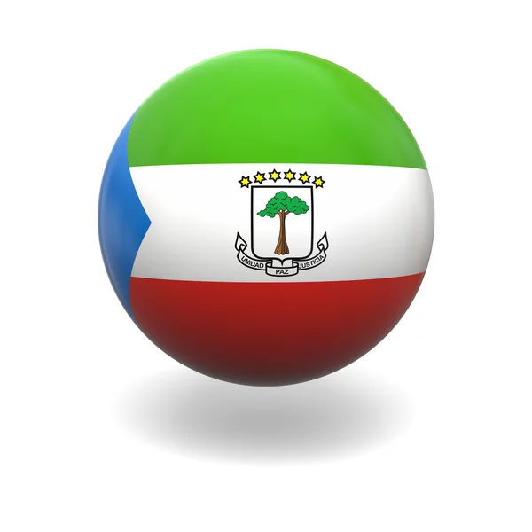 Bandeira da Guiné Equatorial — Fotografia de Stock