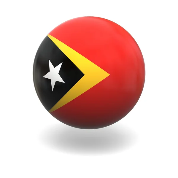 Osttimor-Flagge — Stockfoto