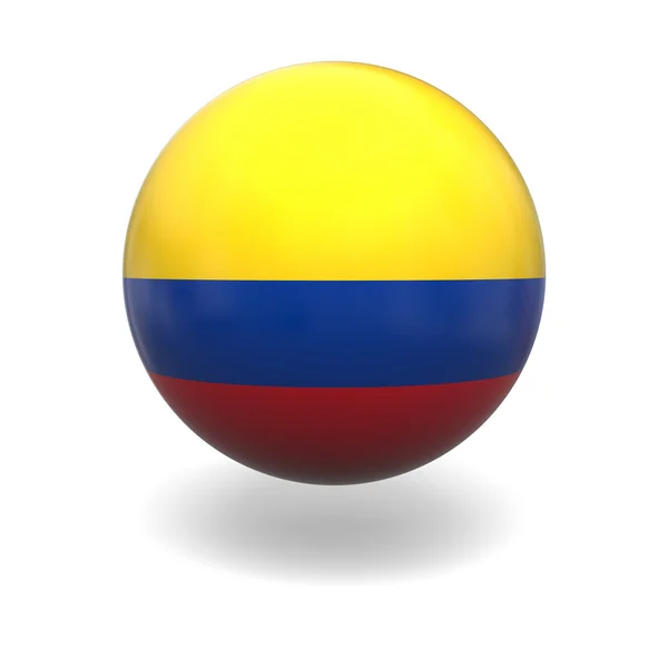 Colombiaanse vlag — Stockfoto