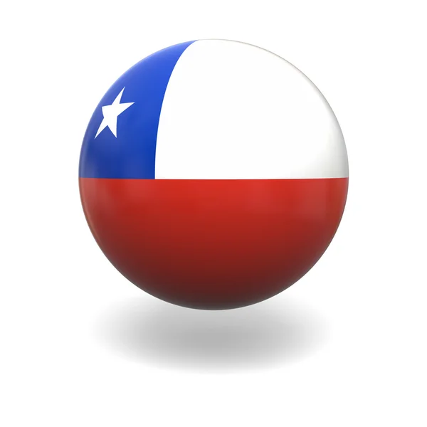 Bandeira chilena — Fotografia de Stock