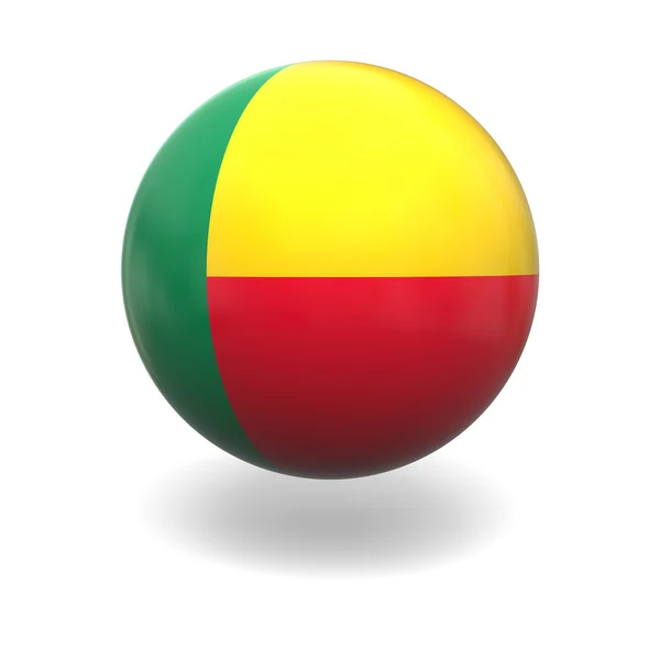Benin flag — Stock Photo, Image