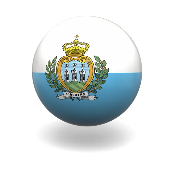 San Marino flag — Stock Photo, Image