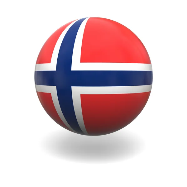 Bandera de Noruega — Foto de Stock