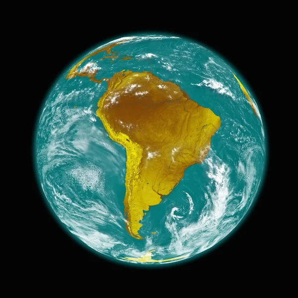 América del Sur en la Tierra —  Fotos de Stock