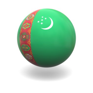 Türkmenistan bayrağı