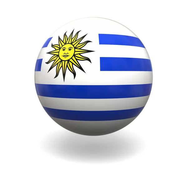 Uruguayische Flagge — Stockfoto