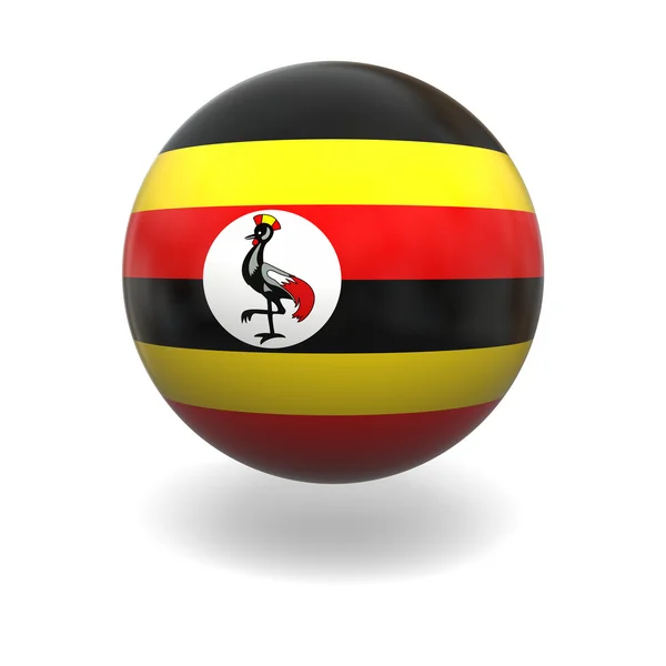 Bandiera Uganda — Foto Stock