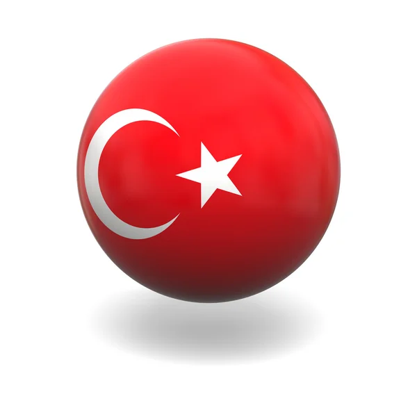 Türkische Flagge — Stockfoto