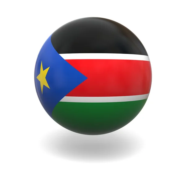 South Sudan flag — Stock Photo, Image