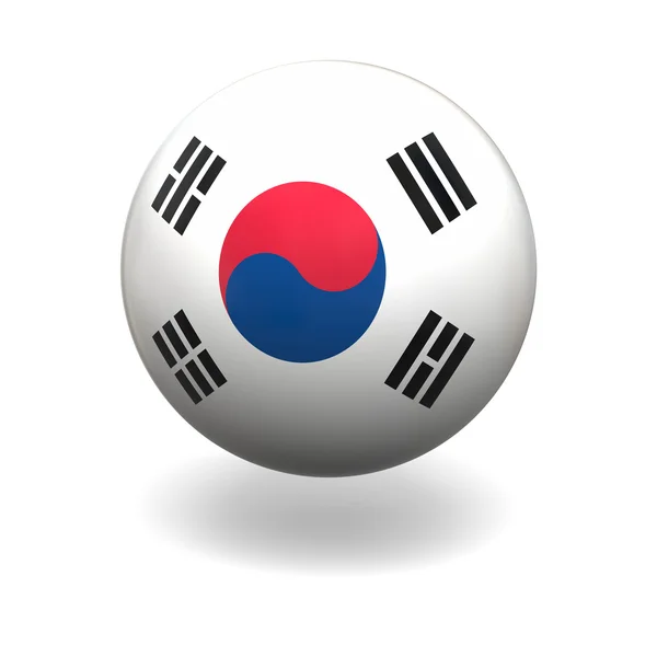 Südkoreanische Flagge — Stockfoto