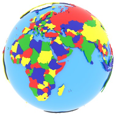 Dünya üzerinde Doğu hemisphere