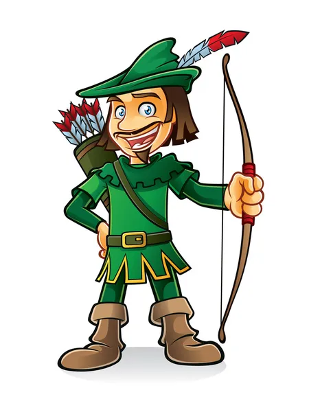 Robin Hood Royaltyfria Stockvektorer