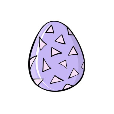 bayram kartı tasarımı için çizilmiş Paskalya yumurtası eli