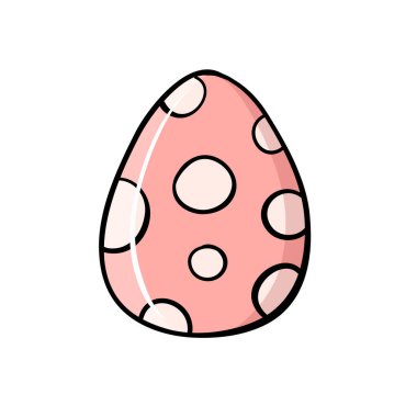 bayram kartı tasarımı için çizilmiş Paskalya yumurtası eli