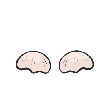 Paskalya maskesi tatili için komik tavşan pençeleri