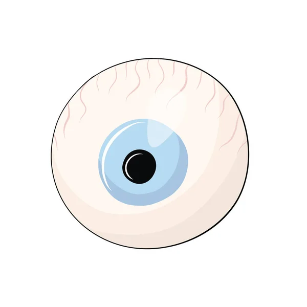 Lidské Oko Kresleném Stylu Pro Lékařský Design — Stockový vektor