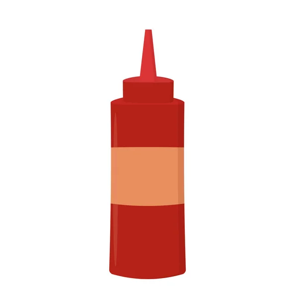 Sauce Catsup Bouteille — Image vectorielle