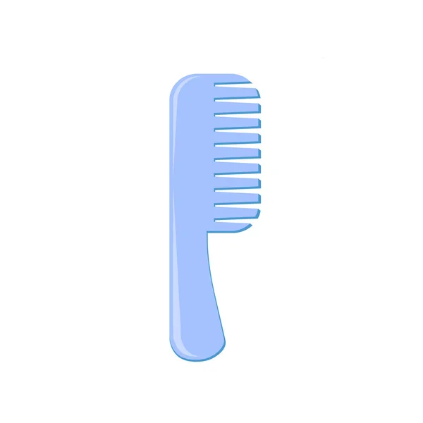 Cosmetics Hair Brush Icon Isolated White Background — Stock Vector