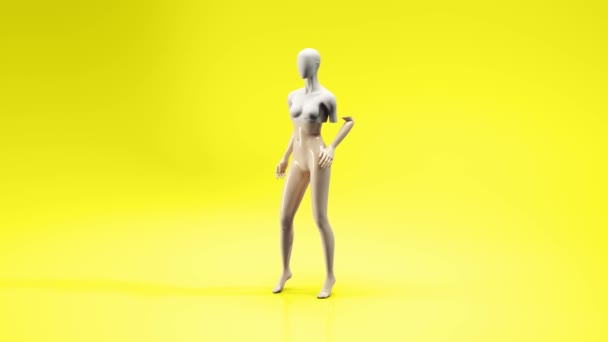 性别流动的概念表述 性别变化 3D渲染 3D说明 — 图库视频影像