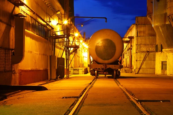 reaktiflerin kimyasal tesis Terminal ile tank.