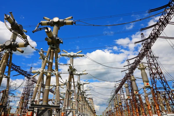 Elektrische onderstation — Stockfoto