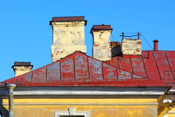 老屋顶 — 图库照片
