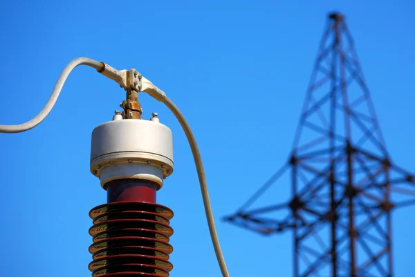 Apparatuur van elektrische onderstations — Stockfoto