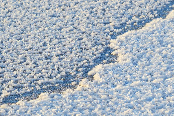 Texture of snow — Stock Photo, Image