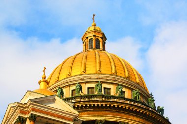 kubbe isaakiyevsky Katedrali, st .petersburg, Rusya Federasyonu