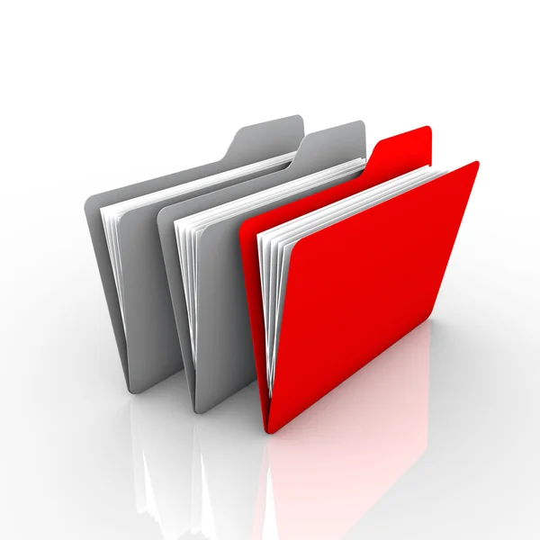 The right folder — Stock Photo, Image